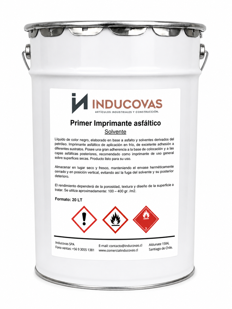 Imprimante Asfáltico solvente 20 litros